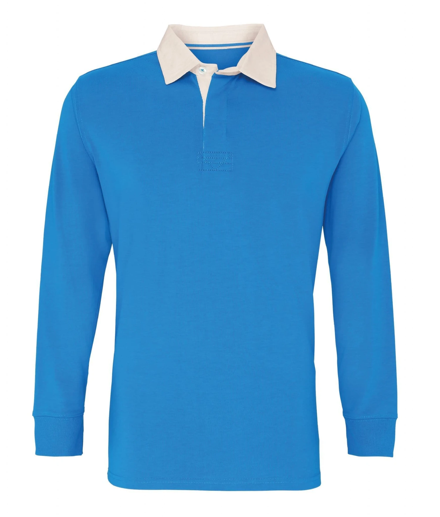 Asquith & Fox Men's Classic Fit Long Sleeve Vintage Rugby Shirt 4 Asquith & Fox Men's Classic Fit Long Sleeve Vintage Rugby Shirt - Image 2