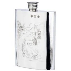 Bisley 6oz Pewter Fisherman Flask -Outdoor Clothing Store bisley 6oz pewter fisherman flask 5 20892 p