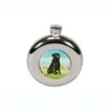 Bisley Round Black Labrador Flask 1 Bisley Round Black Labrador Flask -Outdoor Clothing Store bisley round black labrador flask 20889 p