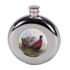 Bisley Round Pheasant Flask -Outdoor Clothing Store bisley round pheasant flask 3 20884 p