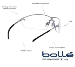 Bolle Silium Safety Shooting Glasses-Clear -Outdoor Clothing Store bolle silium safety shooting glasses clear 4 19730 p