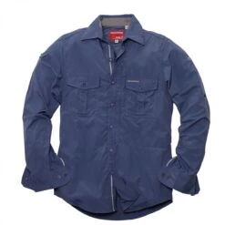 Craghoppers Indigo Kiwi Long Sleeved Shirt -Outdoor Clothing Store craghoppers indigo kiwi long sleeved shirt 3 32162 p