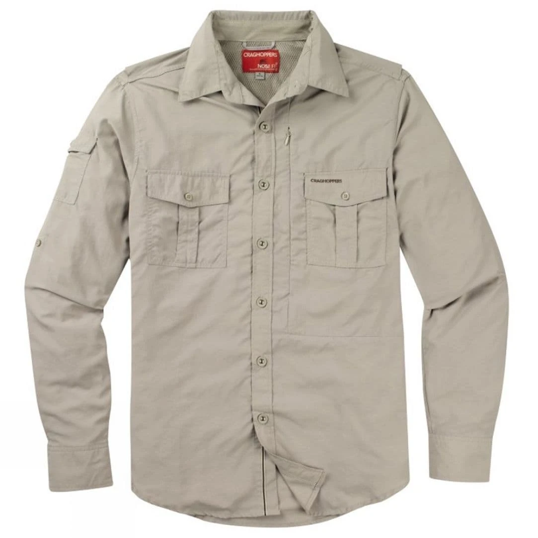Craghoppers Parchment Nosilife Long Sleeved Shirt 4 Craghoppers Parchment Nosilife Long Sleeved Shirt - Image 2