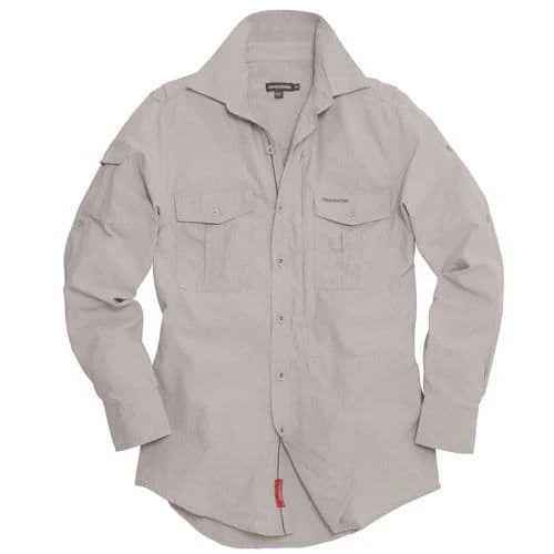 Craghoppers White Nosilife Long Sleeved Shirt 4 Craghoppers White Nosilife Long Sleeved Shirt - Image 2