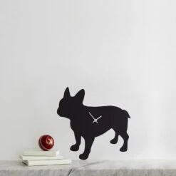 FRENCH BULLDOG CLOCK WITH WAGGING TAIL