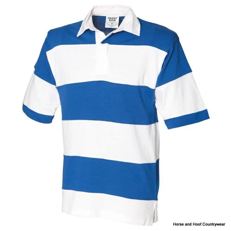 Front Row & Co Sewn Stripe Short Sleeve Rugby Shirt 4 Front Row & Co Sewn Stripe Short Sleeve Rugby Shirt - Image 2