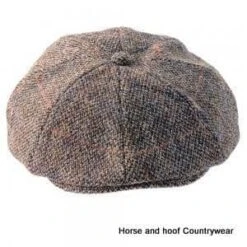 Heather Hats Arran Harris Tweed Flat 8pc Cap - Grey -Outdoor Clothing Store heather hats arran harris tweed flat 8pc cap grey 5 72869 p