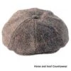 Heather Hats Arran Harris Tweed Flat 8pc Cap - Grey -Outdoor Clothing Store heather hats arran harris tweed flat 8pc cap grey 72869 p