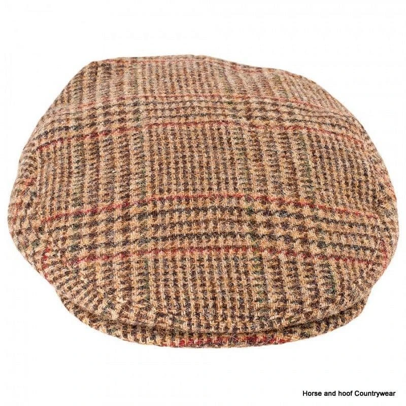 Heather Hats Chapman Shetland Tweed Cap - Brown Check 7 Heather Hats Chapman Shetland Tweed Cap - Brown Check - Image 5