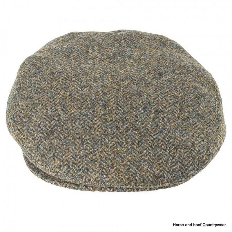 Heather Hats Chapman Shetland Tweed Cap - Green HB 3 Heather Hats Chapman Shetland Tweed Cap - Green HB
