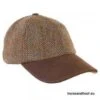 Heather Hats Glencairn Harris Tweed Leather Peak Baseball Cap - Green -Outdoor Clothing Store heather hats glencairn harris tweed leather peak baseball cap green 73045 p