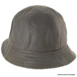 Heather Hats Hazel Ladies Wax Cloche Hat - Olive