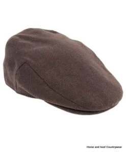 Heather Hats Joseph 'Melton' Polywool Flat Cap- Brown -Outdoor Clothing Store heather hats joseph melton polywool flat cap brown 3 73116 p