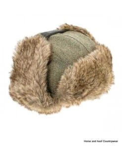 Heather Hats Kevern Derby Tweed Trapper Hat - Light Green -Outdoor Clothing Store heather hats kevern derby tweed trapper hat light green 4 73281 p