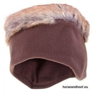 Heather Hats Ladies Alicia Fleece/Faux Fur Headband - Brown. 4 Heather Hats Ladies Alicia Fleece/Faux Fur Headband - Brown. - Image 2