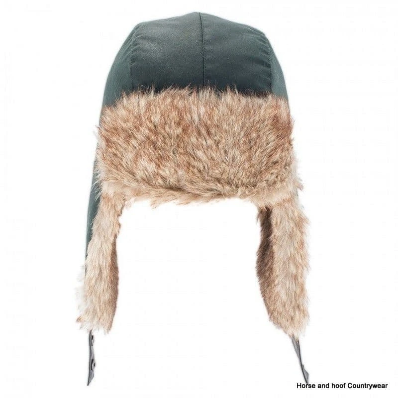 Heather Hats Loughrigg Wax Trapper Hat - Olive 6 Heather Hats Loughrigg Wax Trapper Hat - Olive - Image 4