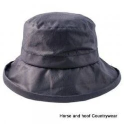 Heather Hats Violet Ladies Wax Downbrim Hat - Navy -Outdoor Clothing Store heather hats violet ladies wax downbrim hat navy 3 73331 p