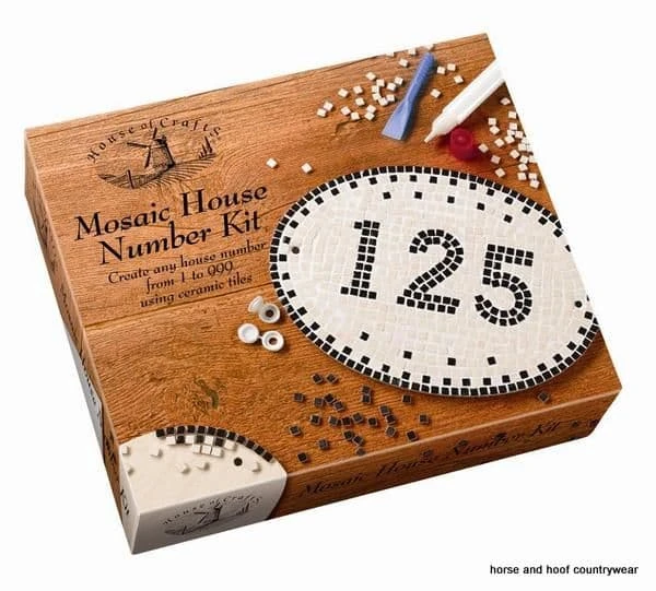 House Of Crafts Mosaic House Number Kit 3 House Of Crafts Mosaic House Number Kit