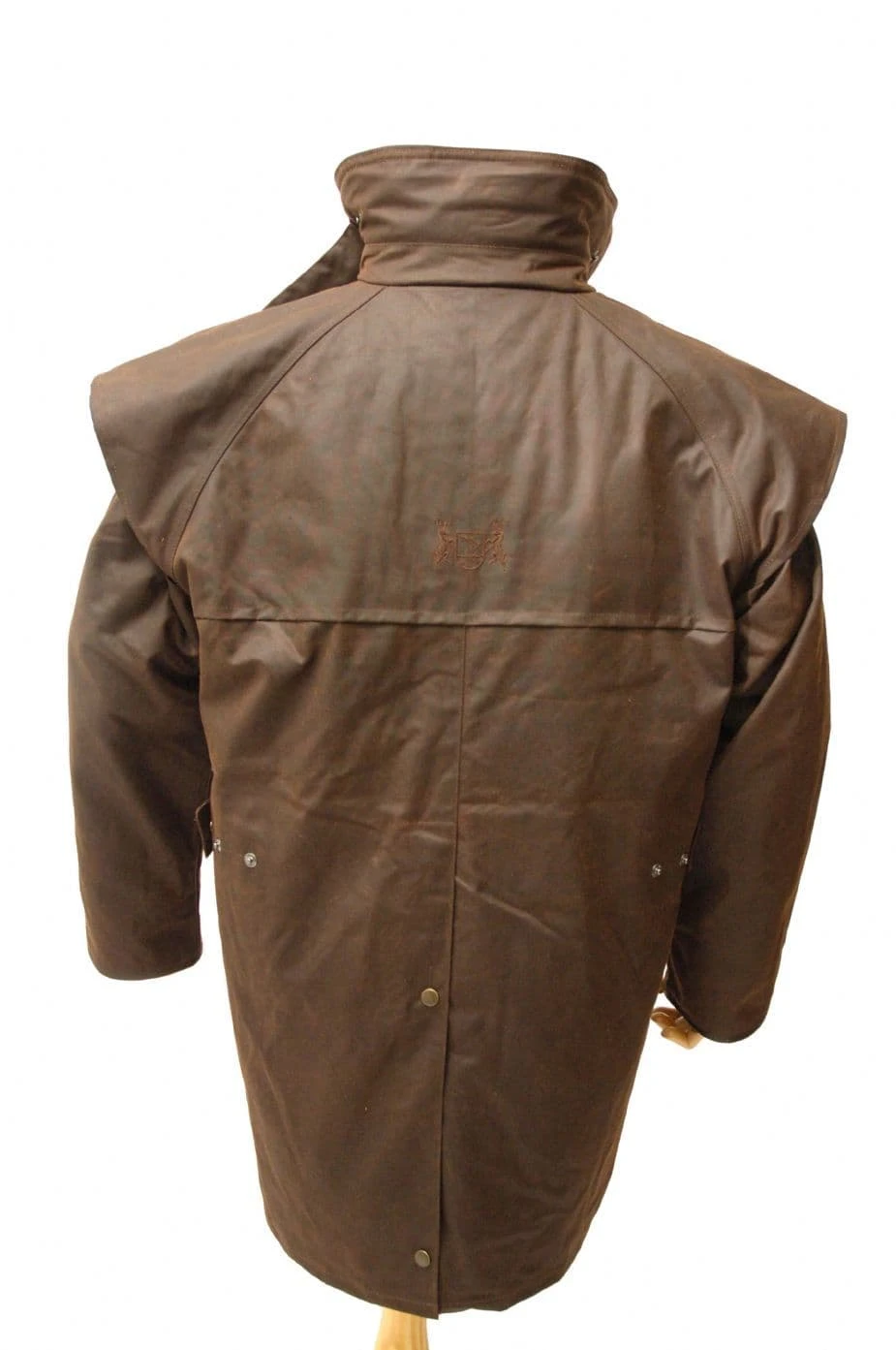 Hunter Outdoor Cumbrian Deluxe 3/4 Length Ladies Wax Jacket - Antique Brown 5 Hunter Outdoor Cumbrian Deluxe 3/4 Length Ladies Wax Jacket - Antique Brown - Image 3