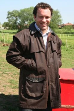 Hunter Outdoor Cumbrian Deluxe 3/4 Length Mens Wax Jacket - Antique Brown -Outdoor Clothing Store hunter outdoor cumbrian deluxe 3 4 length mens wax jacket antique brown 5 10873 p