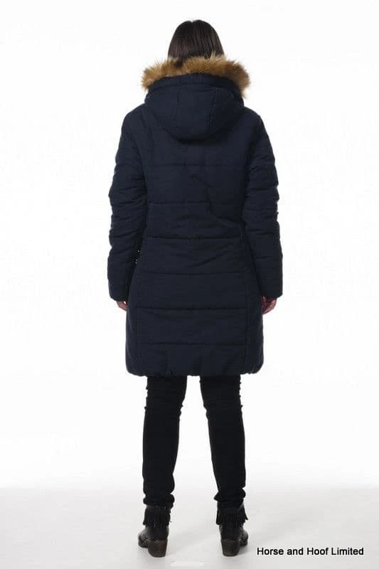 Hunter Outdoor Fur Trim Ladies A- Line Jacket 4 Hunter Outdoor Fur Trim Ladies A- Line Jacket - Image 2