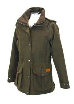 Hunter Outdoor Gamekeeper Ladies Jacket - Olive Green -Outdoor Clothing Store hunter outdoor gamekeeper ladies jacket olive green colour olive green colour size 12 4 109840 p