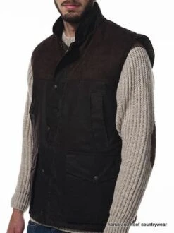 Hunter Outdoor Town & Country 100% Wax Cotton Shooting Gilet - Antique Brown 10 Hunter Outdoor Town & Country 100% Wax Cotton Shooting Gilet - Antique Brown -Outdoor Clothing Store hunter outdoor town country 100 wax cotton shooting gilet antique brown 4 84940 p