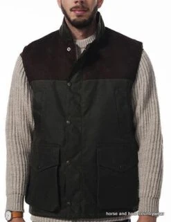 Hunter Outdoor Town & Country 100% Wax Cotton Shooting Gilet - Antique Olive 9 Hunter Outdoor Town & Country 100% Wax Cotton Shooting Gilet - Antique Olive -Outdoor Clothing Store hunter outdoor town country 100 wax cotton shooting gilet antique olive 3 84949 p