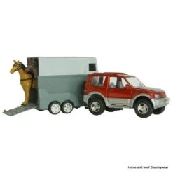 Jeep With Horse Trailer Toy -Outdoor Clothing Store jeep with horse trailer toy 3 80464 p