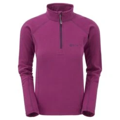 Keela Ladies' Pulse Micro Fleece Top - Berry