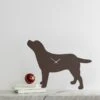 LABRADOR CLOCK WITH WAGGING TAIL - BROWN -Outdoor Clothing Store labrador clock with wagging tail brown 100518 p