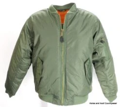 Mil-com MA1 Flight Jacket - Green 11 Mil-com MA1 Flight Jacket - Green -Outdoor Clothing Store mil com ma1 flight jacket green 5 71646 p