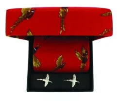 Soprano Red Flying Pheasant Country Printed Silk Tie And Cufflink Gift Box Set 10 Soprano Red Flying Pheasant Country Printed Silk Tie And Cufflink Gift Box Set -Outdoor Clothing Store soprano red flying pheasant country printed silk tie and cufflink gift box set 4 20544 p