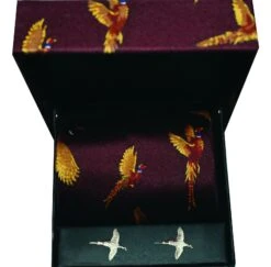 Soprano Wine Flying Pheasant Country Printed Silk Tie And Cufflink Gift Box Set 10 Soprano Wine Flying Pheasant Country Printed Silk Tie And Cufflink Gift Box Set -Outdoor Clothing Store soprano wine flying pheasant country printed silk tie and cufflink gift box set 4 20540 p