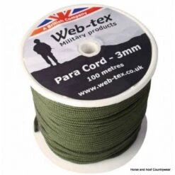 Web-tex Paracord On Reel - Olive Green -Outdoor Clothing Store web tex paracord on reel olive green 4 71905 p