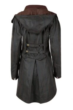 Weligogs Louise Deluxe Check Coat - Brown -Outdoor Clothing Store weligogs louise deluxe check coat brown colour deluxe brown check size 8 3 122560 p