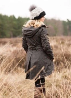 Weligogs Louise Deluxe Check Coat - Brown -Outdoor Clothing Store weligogs louise deluxe check coat brown colour deluxe brown check size 8 4 122560 p